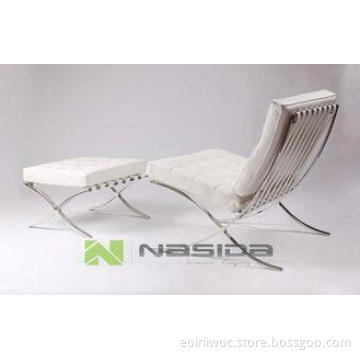 Mies Van Der Rohe Barcelona Lounge Chair and ottoman Genuin
